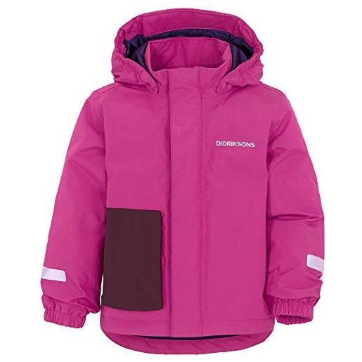 Didriksons - giacca impermeabile imbottita per bambini - lovis - rosa lilla rosa. 100 cm