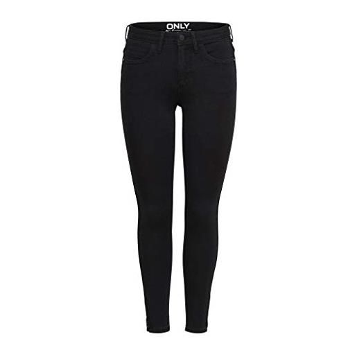 Only onlkendell eternal ankle jeans, nero, m / 34 donna