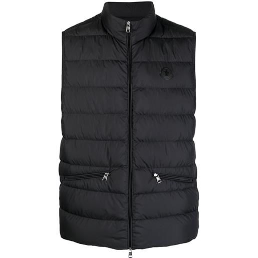 Moncler gilet imbottito - nero