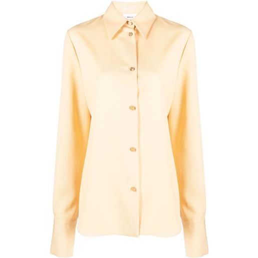 Bally camicia con colletto dritto - giallo