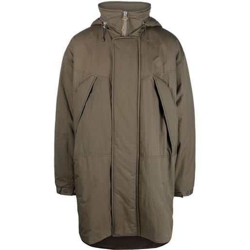 OUR LEGACY parka fenrir con cappuccio - verde