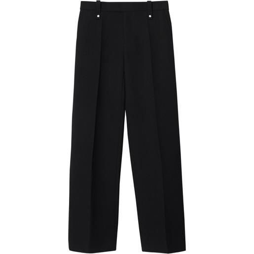 Burberry straight-leg tailored trousers - nero