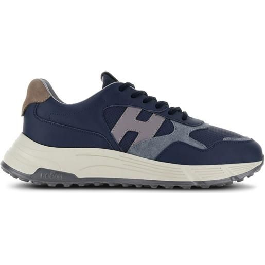 Hogan sneakers hyperlight con inserti - blu
