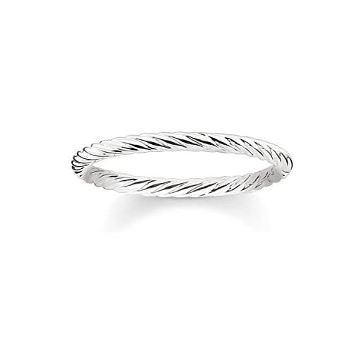 Thomas sabo, anello da donna glam & soul in argento 925, misura 56 (17,8) - tr2121-001-12-56