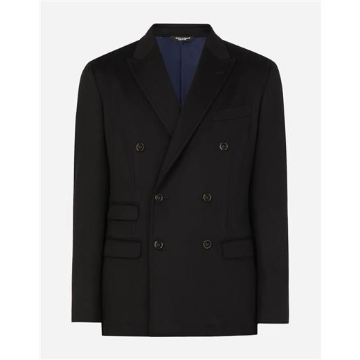 Dolce & Gabbana deconstructed double-breasted cashmere jacket