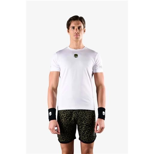 Hydrogen panther tech tee white/military green
