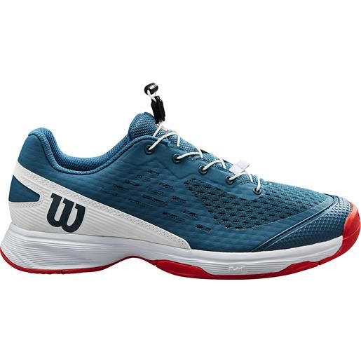 Wilson scarpe da tennis per bambini Wilson rush pro 4.0 jr ql blue coral uk 4
