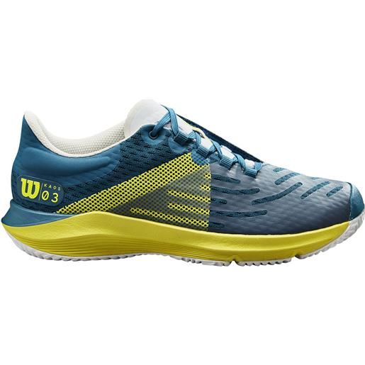 Wilson scarpe da tennis per bambini Wilson kaos 3.0 jr blue coral uk 4
