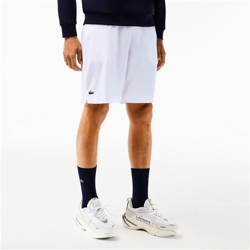 Lacoste pantaloncini da uomo Lacoste ultra light shorts white/navy blue m