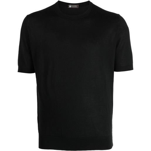 Colombo t-shirt girocollo - nero