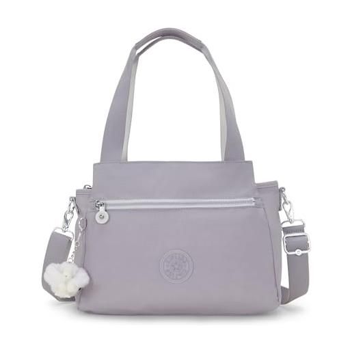 Kipling elisia, borsa media (con tracolla rimovibile) donna, grigio (tender grey), one size