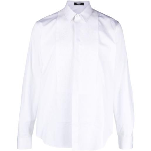 Versace camicia con motivo barocco - bianco