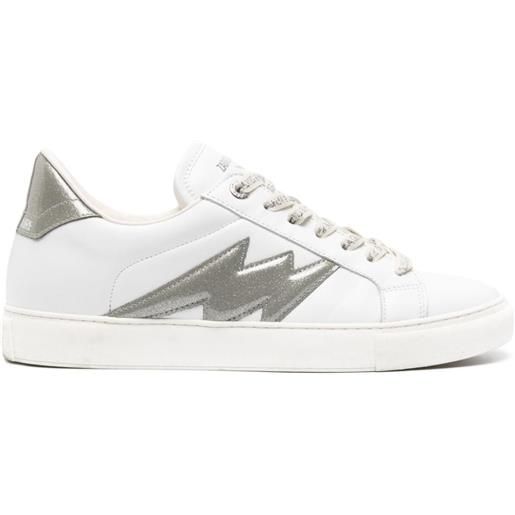 Zadig&Voltaire sneakers zv1747 la flash - bianco