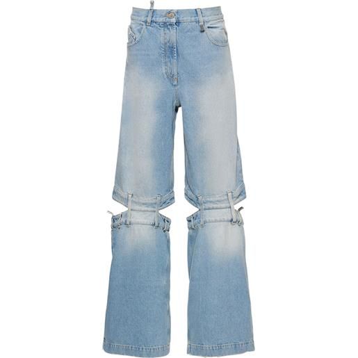 THE ATTICO jeans in denim / cutout