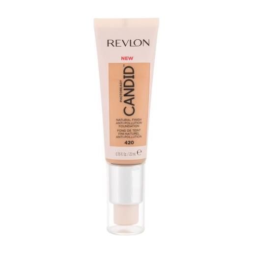 Revlon photoready candid natural finish fondotinta idratante e protettiva per un look naturale 22 ml tonalità 420 sun beige