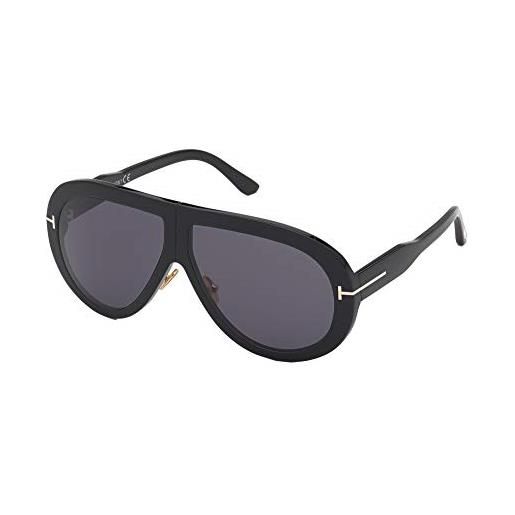 Tom Ford occhiali da sole troy ft 0836 shiny black/grey 61/10/140 unisex