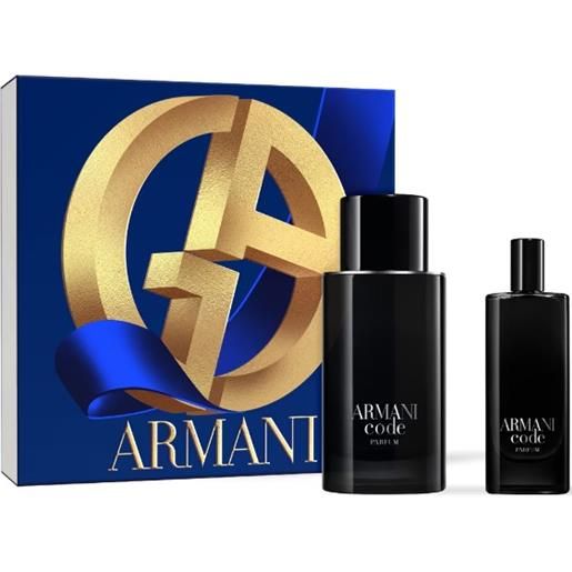 Giorgio Armani code parfum - profumo 75 ml (ricaricabile) + profumo 15 ml