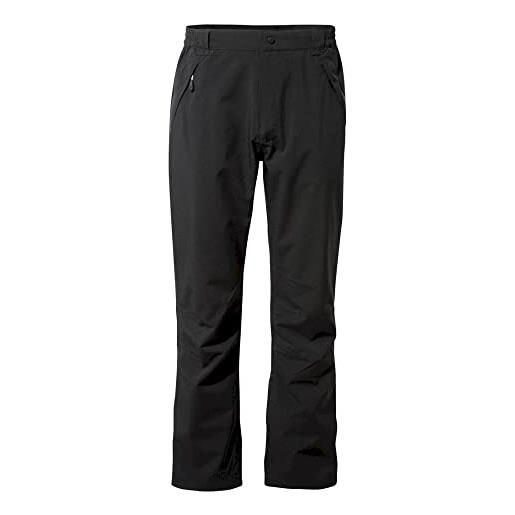 Craghoppers stefan - pantaloni da trekking da uomo nero 38w (regolare)