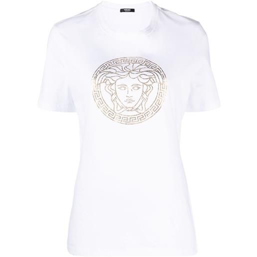 Versace t-shirt medusa head - bianco
