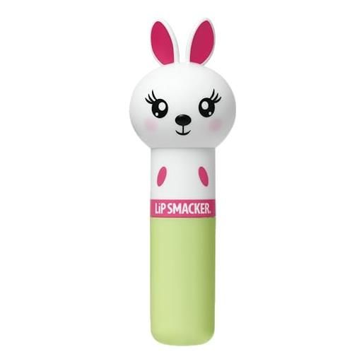 Lip Smacker lippy pals bunny, lucidalabbra aromatizzato per bambini ispirato agli animali, sicuro da usare e senza colore, gusto hoppy carrot cake