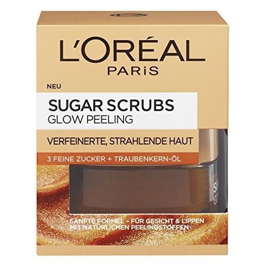 L'Oréal Paris l' oréal paris sugar scrubs maschera glow peeling, 50 ml