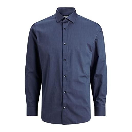 Jack & jones jprblaroyal shirt l/s noos camicia, nero, s uomo