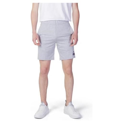 Le Coq Sportif ess-pantaloncini regular n°1 m, colore: grigio chiné chiaro eleganti, s uomo