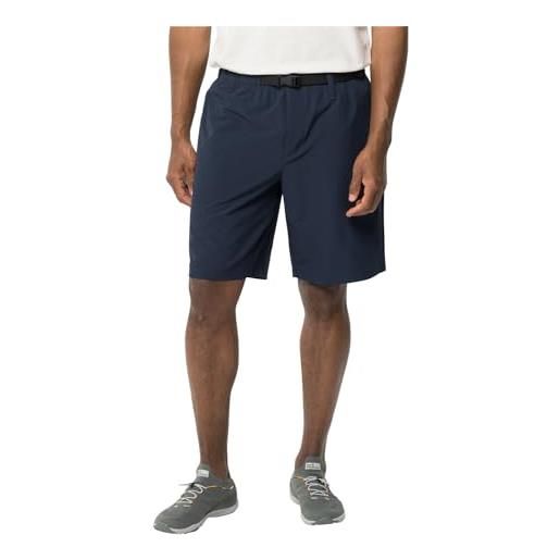 Jack Wolfskin summer walk shorts m, pantaloncini casuali uomini, night blue, 60