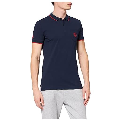 Macron bfc merch cb cotton poly polo piquet nav/ros mm sr