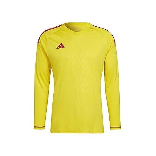 adidas uomo jersey (long sleeve) t23 c gk jsy l, team yellow, hk7696, m