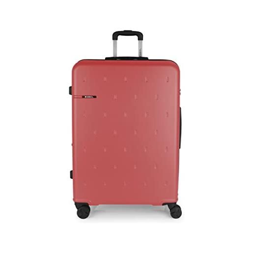 Gabol valigia grande espandibile open rigida, con capacità fino a 127 l, corallo, valigie e trolley