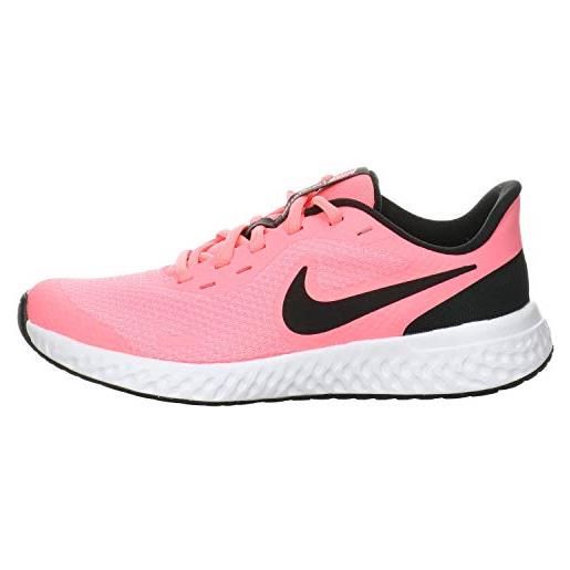 Nike revolution 5 (psv), scarpe unisex - bambini e ragazzi, photon dust white pink foam, 28 eu