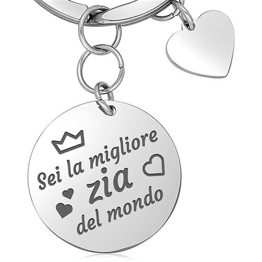 HappyTag gioiello happytag portachiavi con cuore htpfam-14