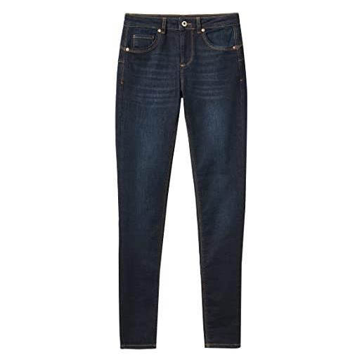 United Colors of Benetton pantalone 4nf1574k5 jeans, nero denim 800 dark, 27 donna