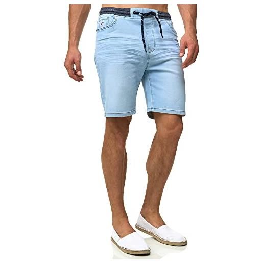 Indicode uomini ettore chino shorts | pantaloncini chino in 98% cotone offwhite s