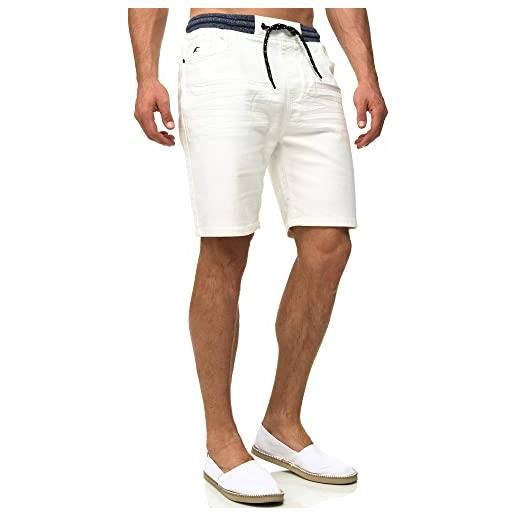 Indicode uomini ettore chino shorts | pantaloncini chino in 98% cotone lt grey l
