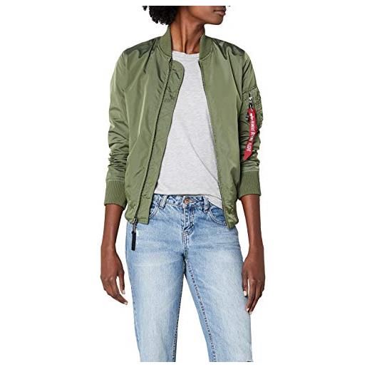 Alpha industries 1 tt giacca da donna con bomber, sage-green, s