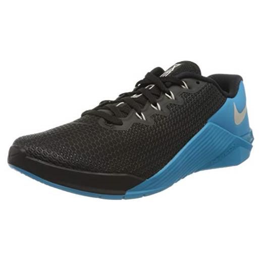 Nike metcon 5, scarpe da fitness unisex-adulto, multicolore (jade horizon/glacier blue/imperial blue 344), 45 eu