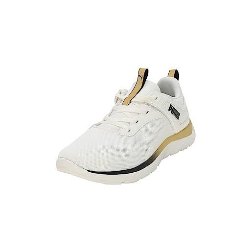 PUMA softride remi metallo fuso wns, scarpe per jogging su strada donna, bianca oro nero, 39 eu