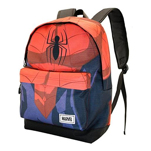Marvel spiderman suit-zaino eco 2.0, rosso, 32 x 44 cm, capacità 22.5 l