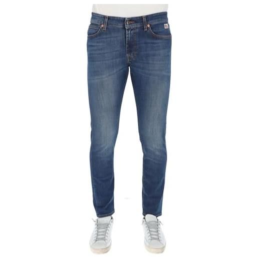 ROY ROGERS pantalone jeans uomo 517 p23rru075d0211194 cotone blu original pe2023 taglia us 36 colore blu