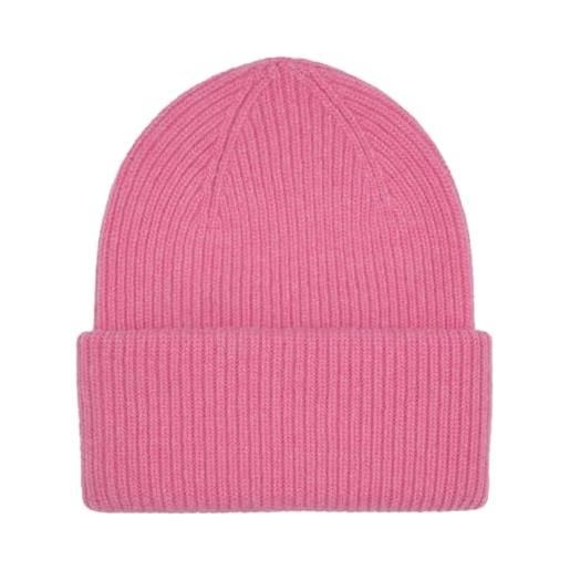 Colorful Standard cappello di lana merino standard colorato in rosa bubblegum bubblegum rosa. Taglia unica