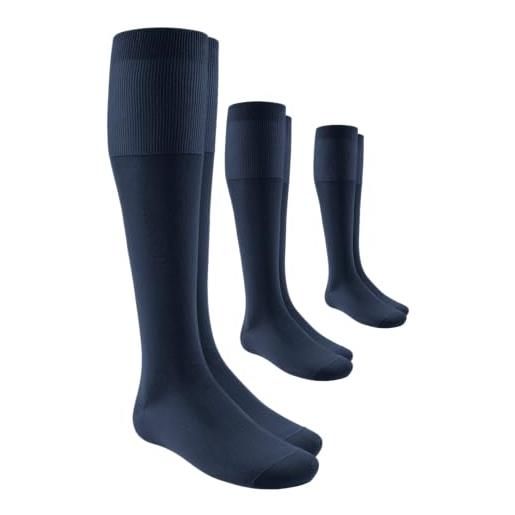 DUBLO calze lunghe in filo di scozia uomo art. 339s (3paia) - 11, blu