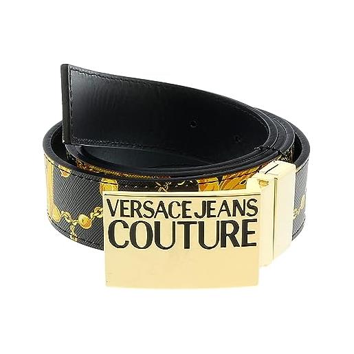 Versace jeans couture cintura chain couture uomo black 100 cm