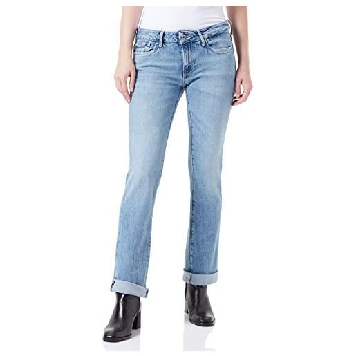 Pepe Jeans piccadilly, jeans donna, blu (denim-gv9), 29w / 32l