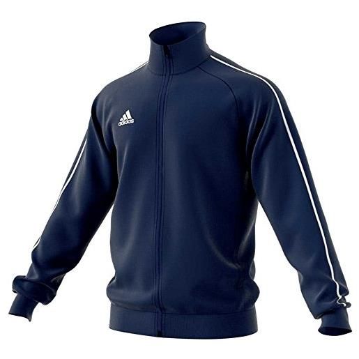 adidas core18 pes giacca uomo, blu - (azuosc/blanco), s