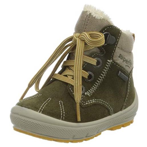 Superfit groovy, stivali da neve bambini e ragazzi, marrone beige 3000, 22 eu