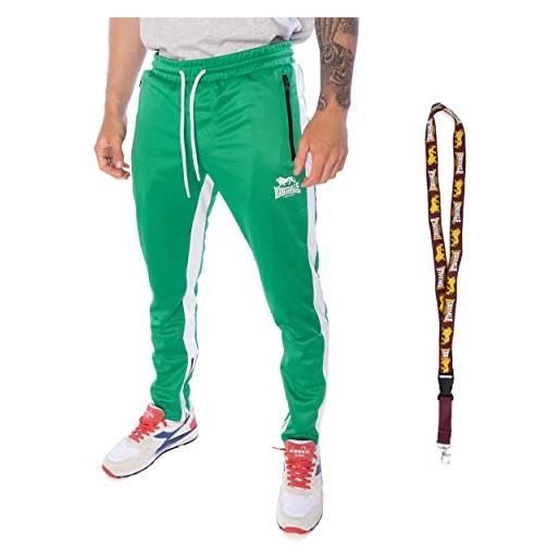Lonsdale pantaloni - pantaloni da jogging - pantaloni da allenamento - pantaloni sportivi - limited, jogger green white, m