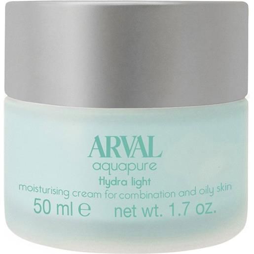 Arval aquapure - hydra light - crema idratante per pelli miste e grasse 50ml