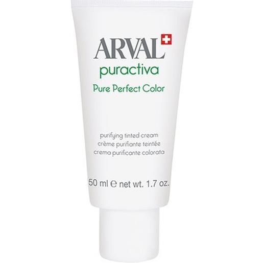 Arval puractiva - pure perfect color - crema purificante colorata 50ml